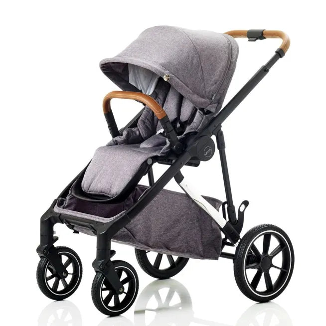 Mee-Go Uno+ Tandem Pushchair - Pearl Grey