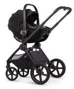 Venicci Upline3 Travel System Inc Tiago Car Seat & 360 Base 13 Piece Luxury Bundle - Onyx