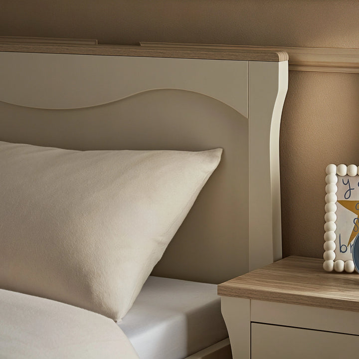 CuddleCo Clara Single Bed - Cashmere & Ash