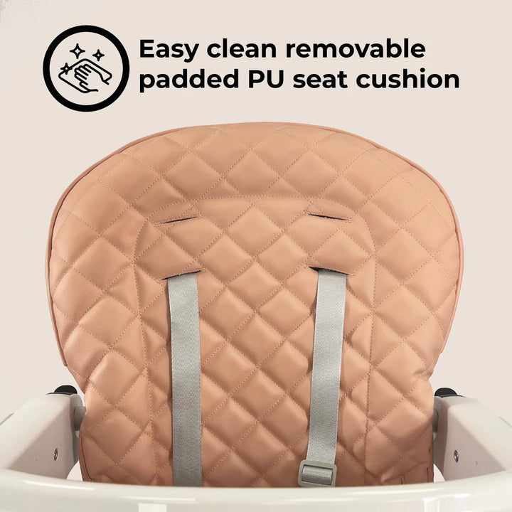 My Babiie MBHC11 Deluxe Highchair - Quilted Pink