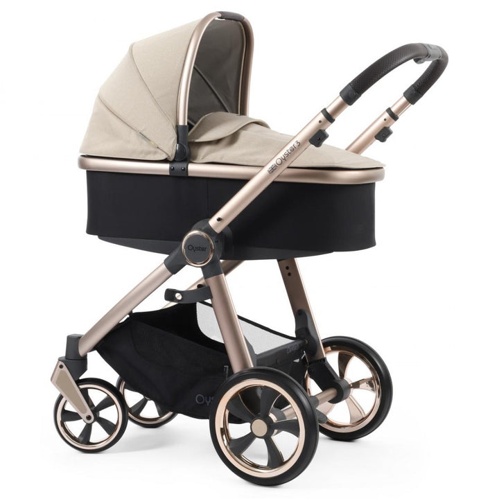 Babystyle Oyster 3 Luxury Travel System Bundle - Creme Brulee