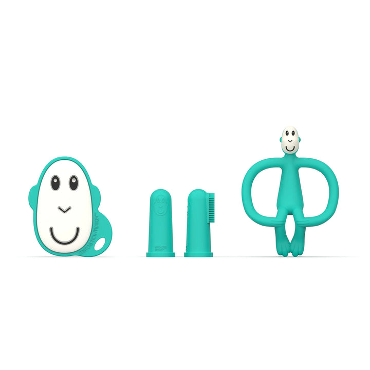 Matchstick Monkey Teether Starter Set - Green