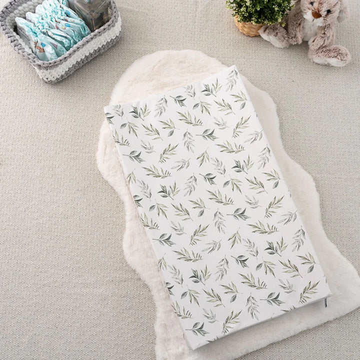 The Gilded Bird Linen Leaves Wedge Mat