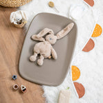 Nattou Dropy Nappy Bin and Changing Pad - Taupe