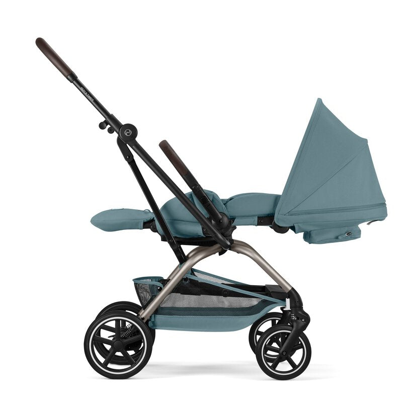 Cybex Eezy S Twist +2 Stroller - Stormy Blue (2026 Model)