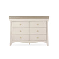 CuddleCo Clara 6 Drawer Dresser - Cashmere & Ash