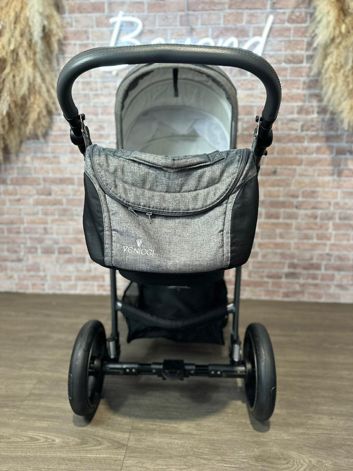 PRE LOVED Venicci Carbo 3-in-1 Travel System – Denim Grey