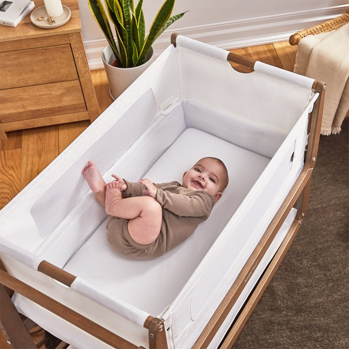 SnuzPod4 Bedside Crib The Natural Edit 'Walnut'