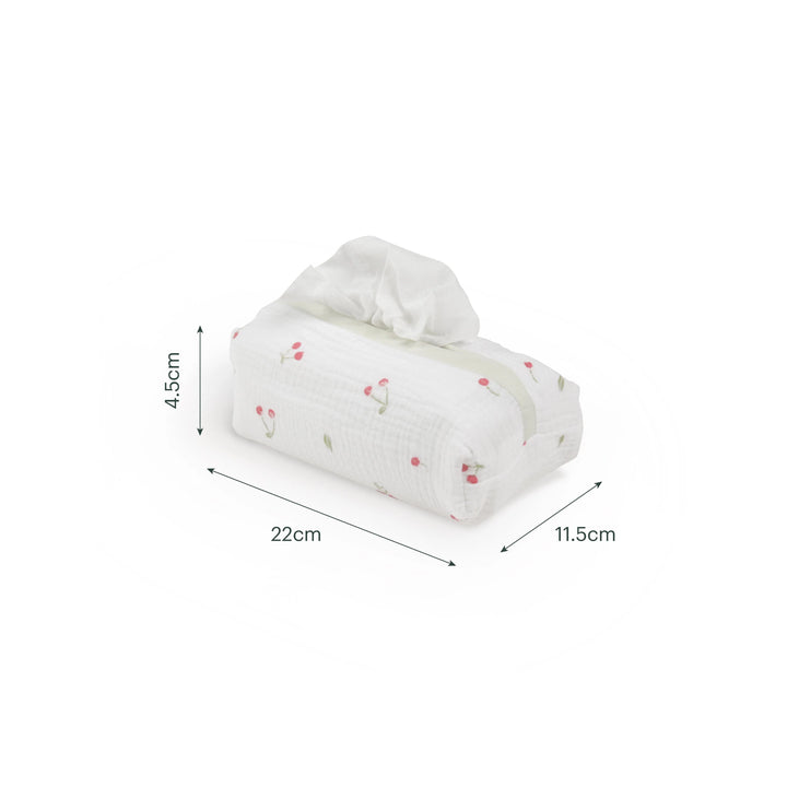 CuddleCo Nappy Caddy Set - Ditsy Cherry