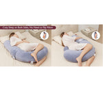 Momcozy F-Shaped Maternity Body Pillow