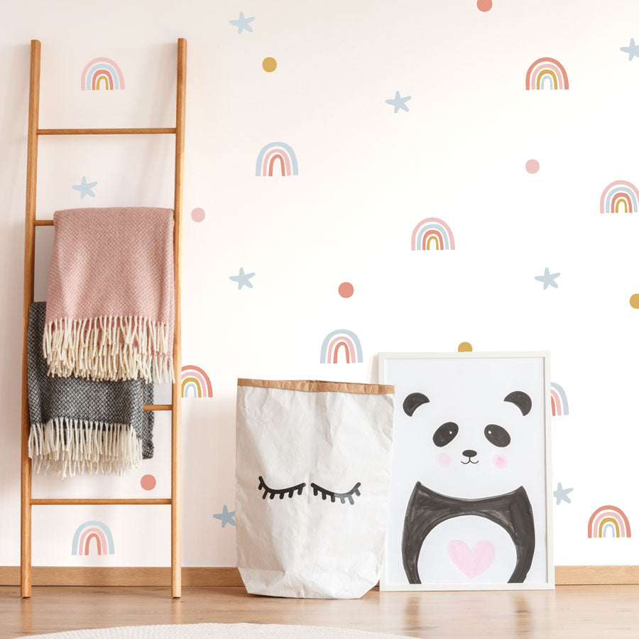 Stickerscape Rainbows & Stars Wall Sticker Pack