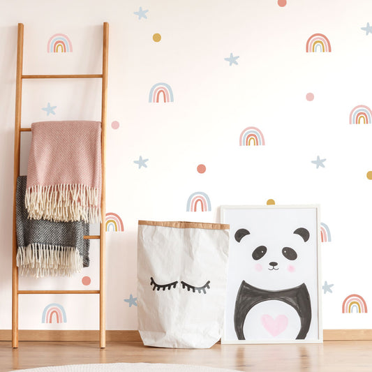 Stickerscape Rainbows & Stars Wall Sticker Pack