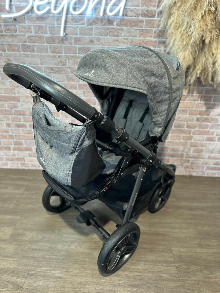 PRE LOVED Venicci Carbo 3-in-1 Travel System – Denim Grey