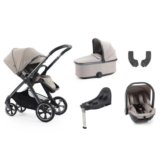 Oyster4 Travel System Bundle Inc Capsule Car Seat - Stone