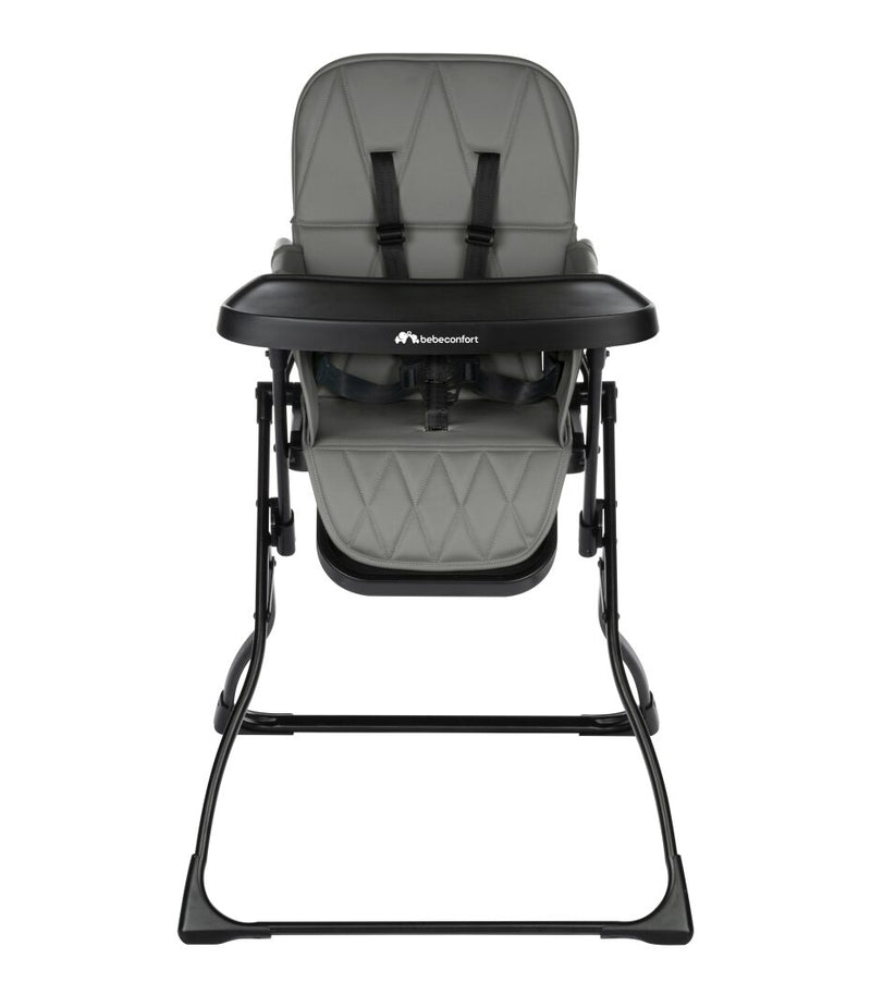bebeconfort Lily Compact Folding High Chair - Tinted Grey