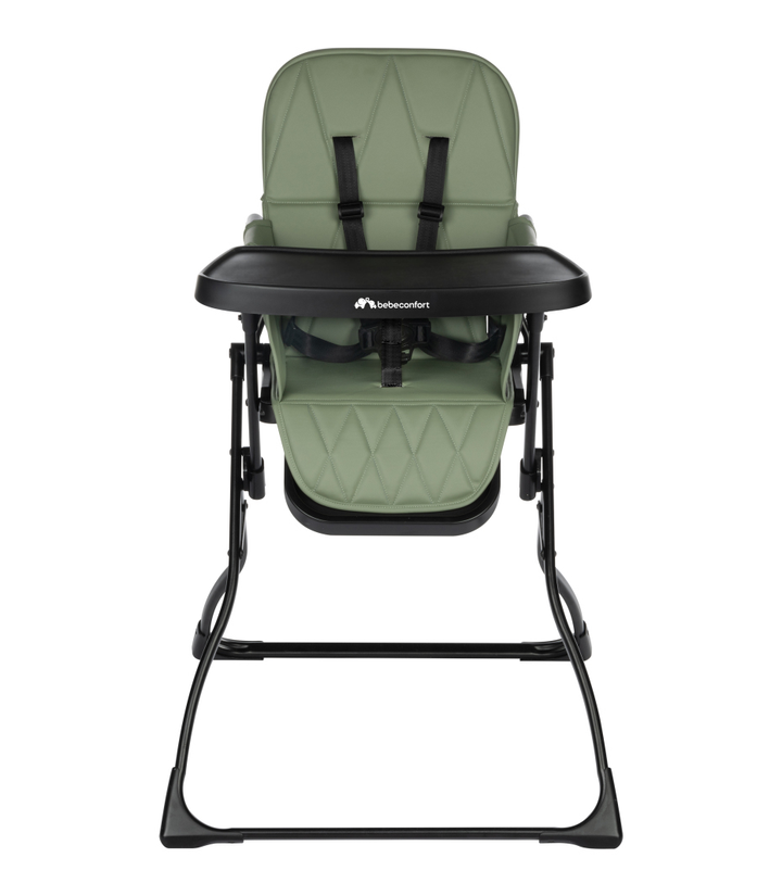 bebeconfort Lily Compact Folding High Chair - Mineral Green