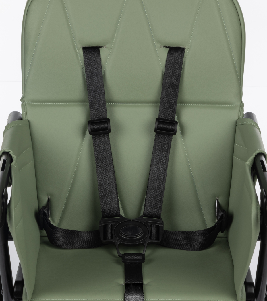 bebeconfort Lily Compact Folding High Chair - Mineral Green