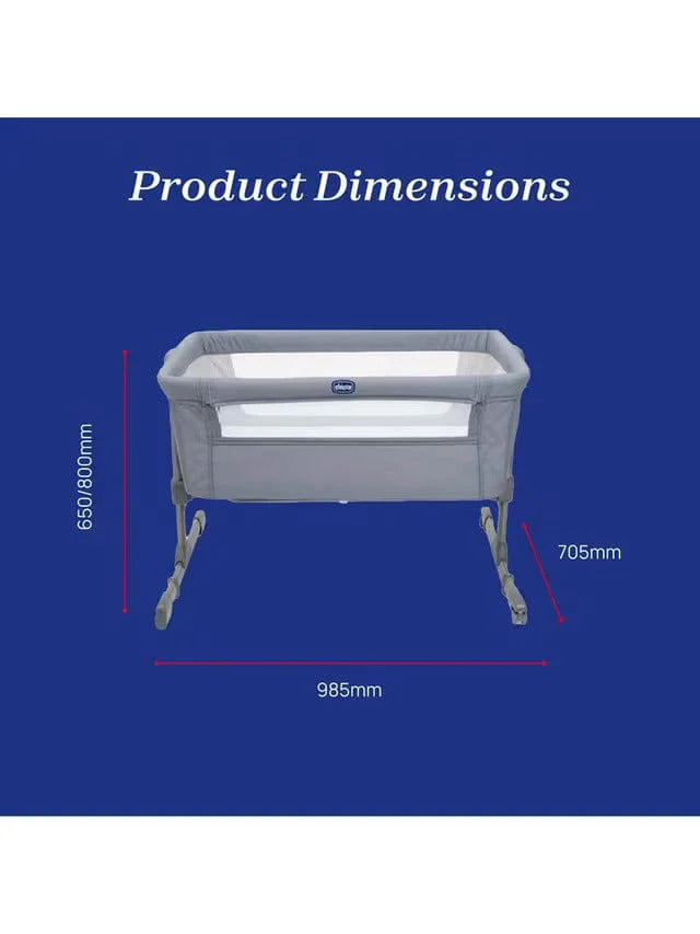 Chicco Next2Me Essential Bedside Crib - Dune