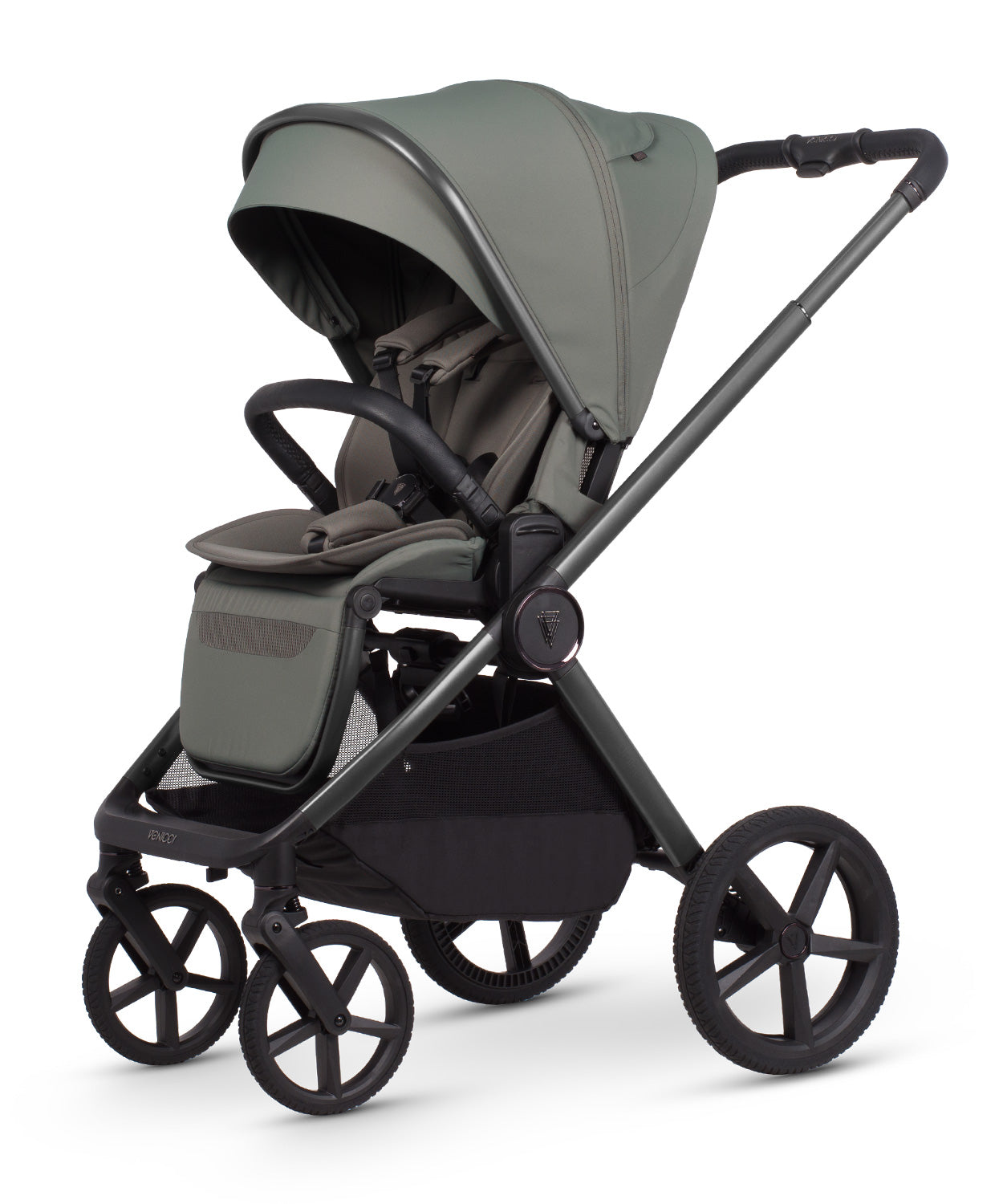 Venicci Upline3 11 Piece Pram Bundle - Aloe