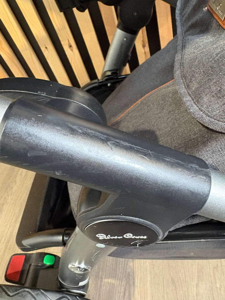 PRE LOVED Silver Cross Wave Double Travel System - Charcoal