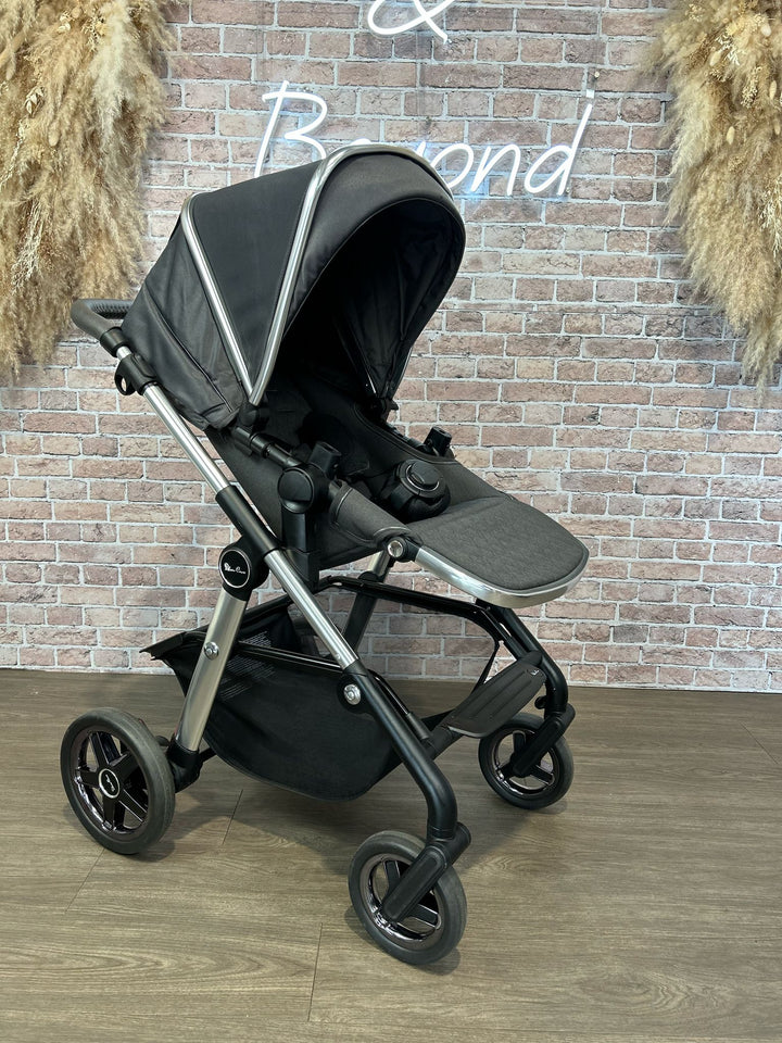 PRE LOVED Silver Cross Pioneer Pram & Pushchair - Clay