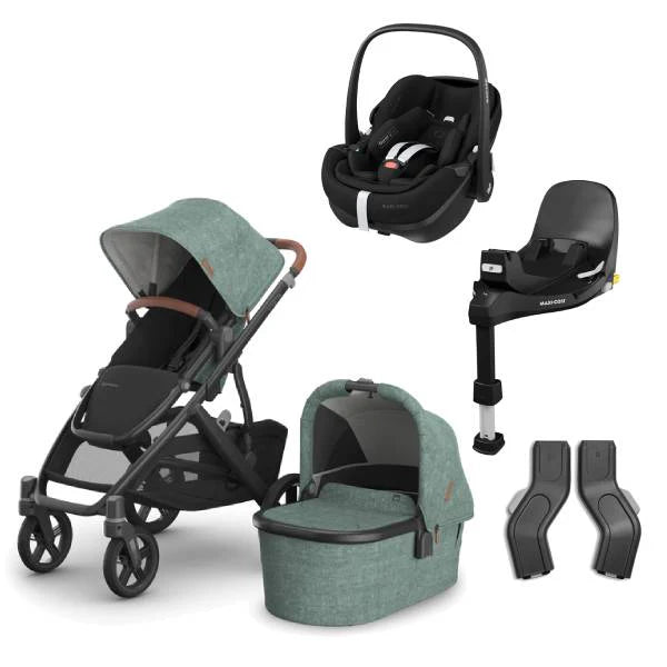 Uppababy Vista V3 Pushchair with Pebble 360 Pro2 & Base - Gwen