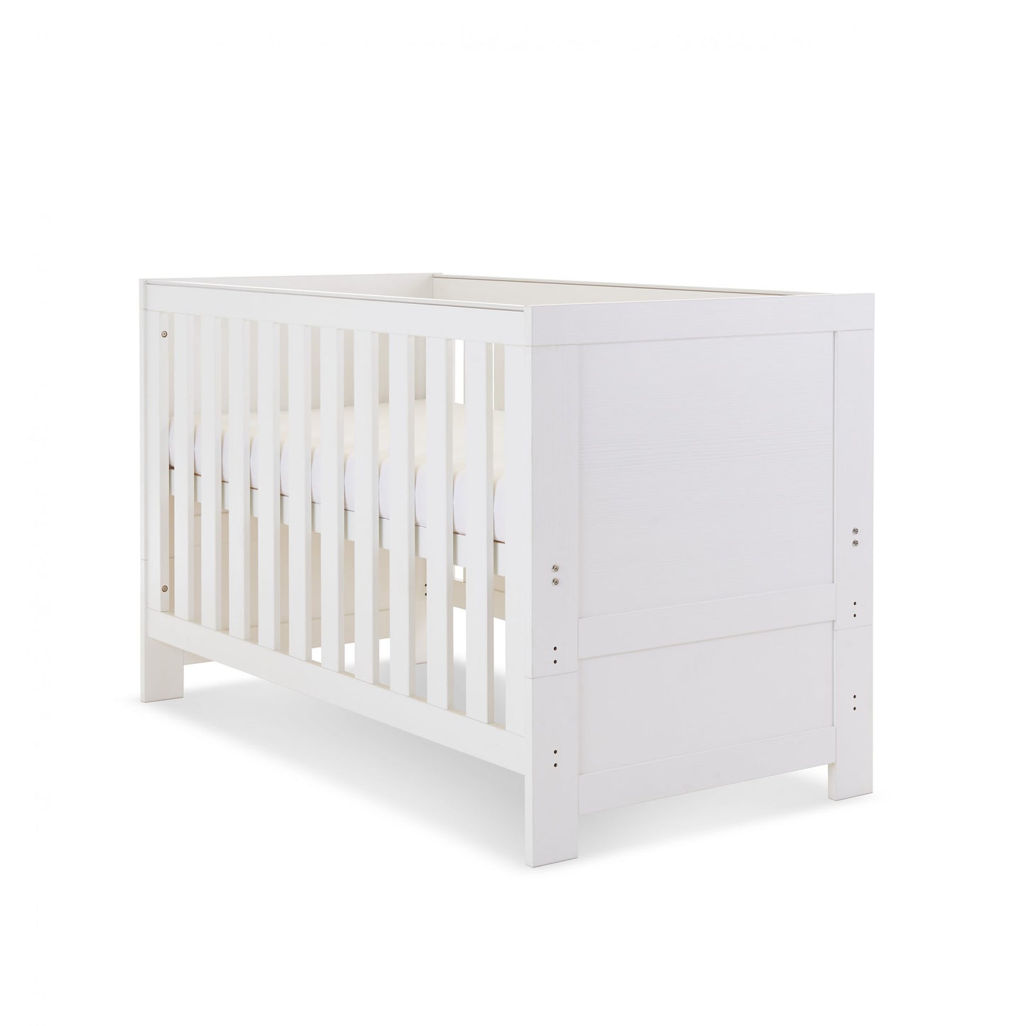 Obaby Nika Cot Bed - White Wash