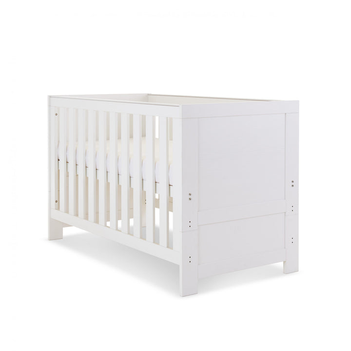 Obaby Nika Cot Bed - White Wash