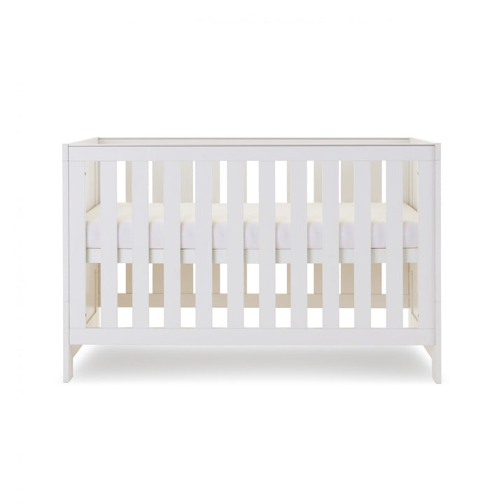 Obaby Nika Cot Bed - White Wash