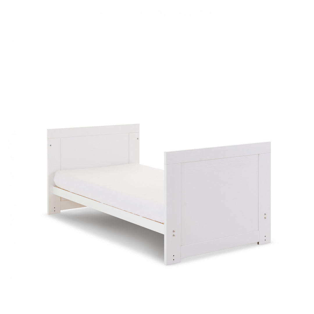 Obaby Nika Cot Bed - White Wash