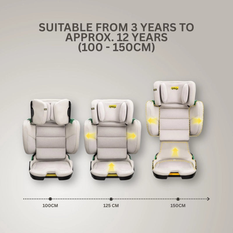 JoviKids Rober+ i-Size Group Booster Car Seat – Milkstone