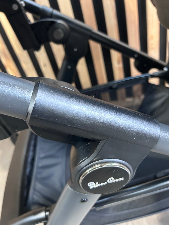 PRE LOVED Silver Cross Wave Twin Travel System - Cedar