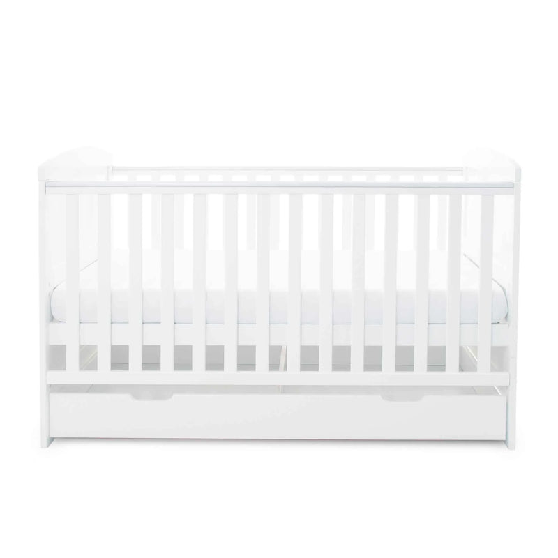 Ickle Bubba Coleby Classic Cot Bed, Under Drawer + Changing Table