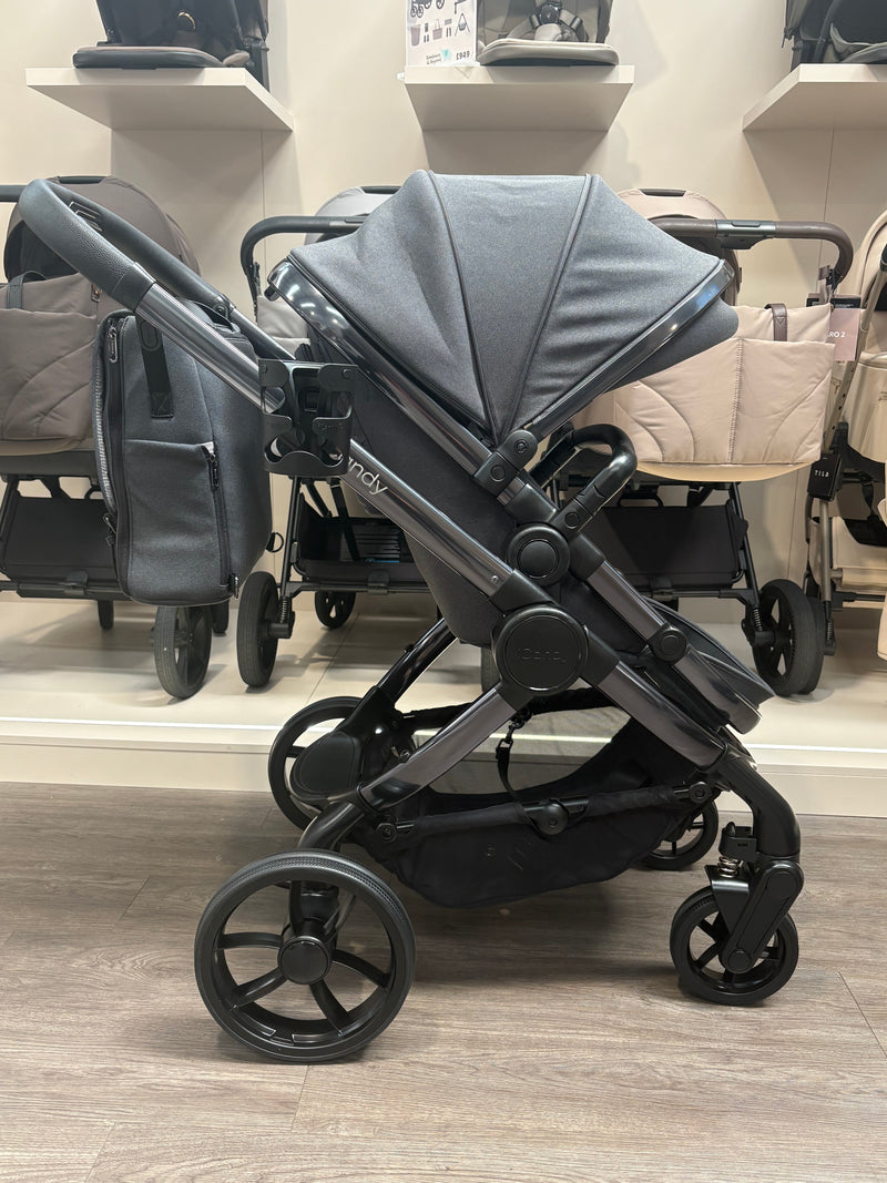 PRE LOVED iCandy Peach 7 Pram, Pushchair + Accessories - Dark Grey