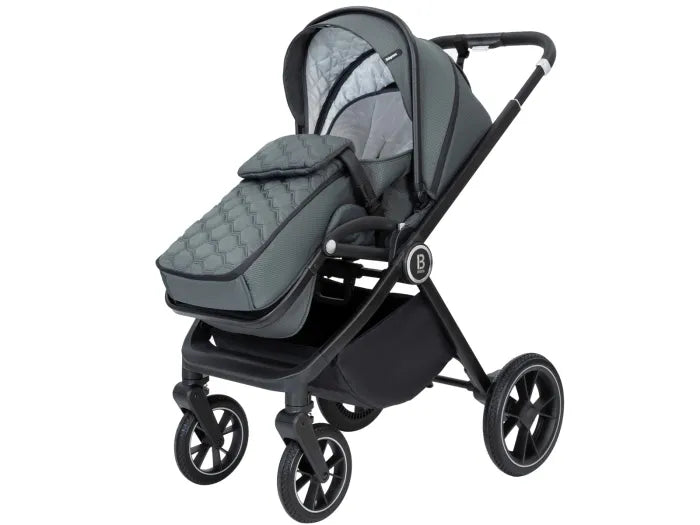 Babymore Kai Travel System Coco with Base - Forest Grey