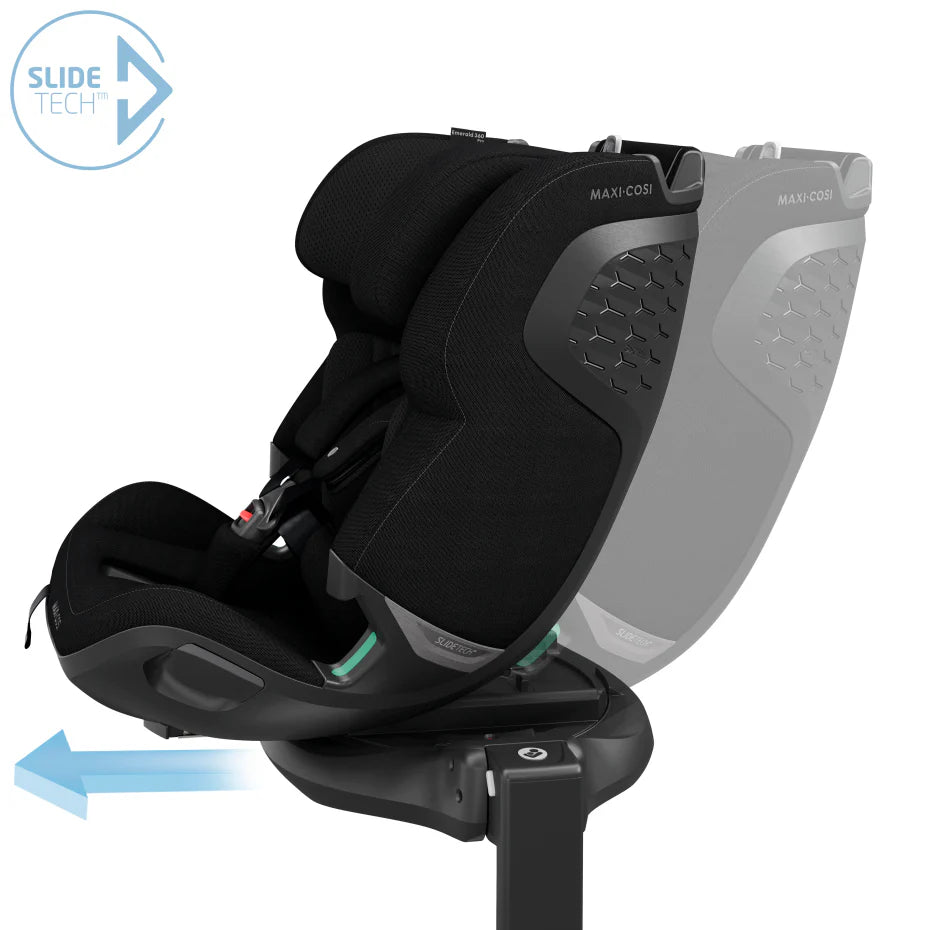 Maxi-Cosi Fame 9 Piece Bundle with Emerald 360 Pro Bundle - Twillic Graphite