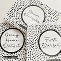 Bobbin & Bumble Zip Lock Hospital Bag Organiser Pouches - Spotty Print