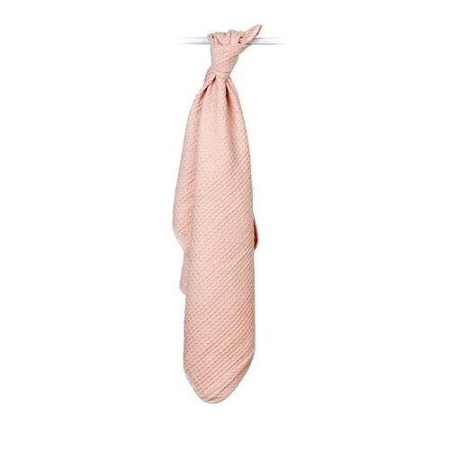 Lulujo Waffle Blanket - Ballet Slipper
