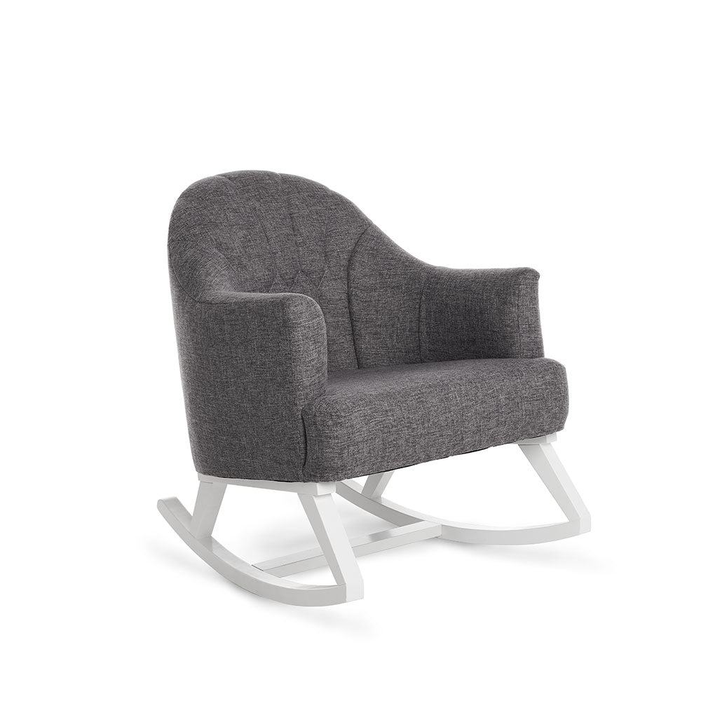 Obaby Round Back Rocking Chair – Dark Grey