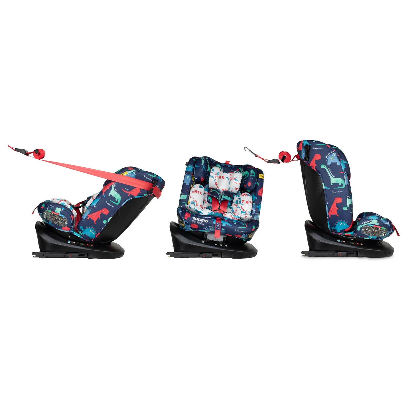 Cosatto Get Set Grow i-Size 360 Car Seat - D is for Dino