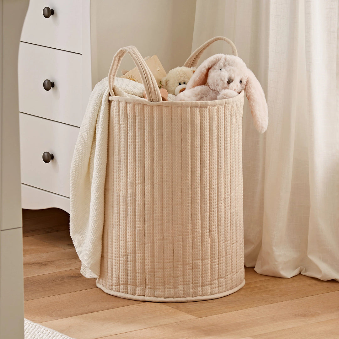 CuddleCo Large Storage Basket - Cashmere Waffle