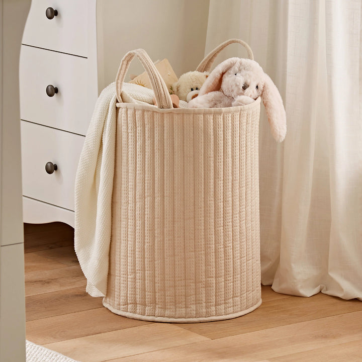 CuddleCo Large Storage Basket - Cashmere Waffle