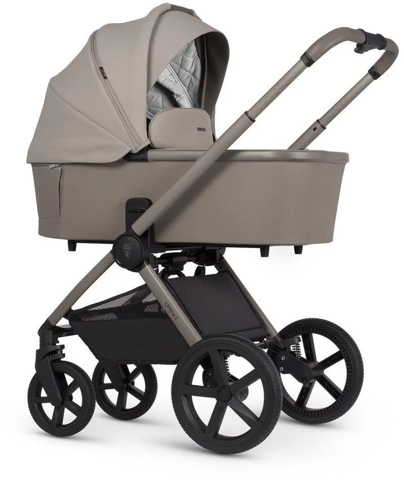 EX DISPLAY Venicci Upline2 Pushchair + Carrycot Bundle - Taupe