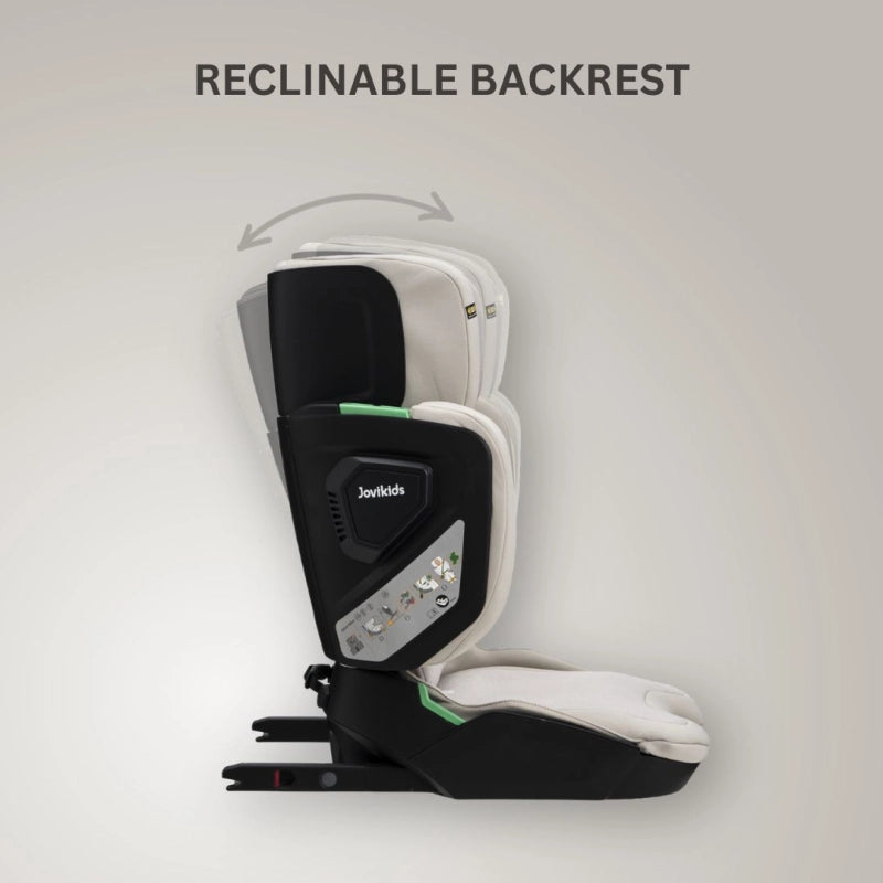 JoviKids Rober+ i-Size Group Booster Car Seat – Milkstone