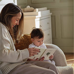 CuddleCo Etta Cuddle Nursing Chair & Foot stool - Boucle Off White