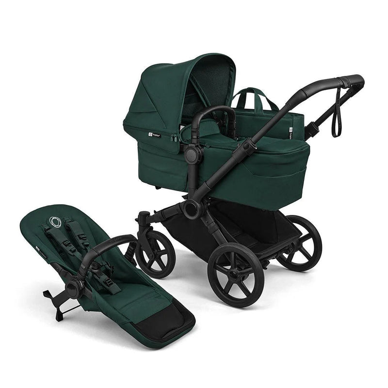 Bugaboo Donkey 6 Double Essential Stroller Bundle - Fern Green