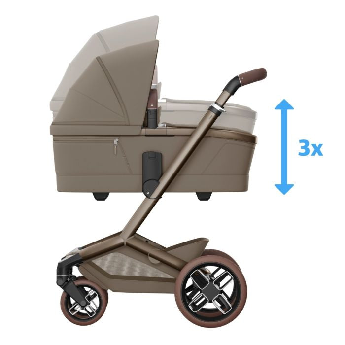 Maxi-Cosi Fame Pushchair & Carrycot - Oak Truffle (2026 Model)