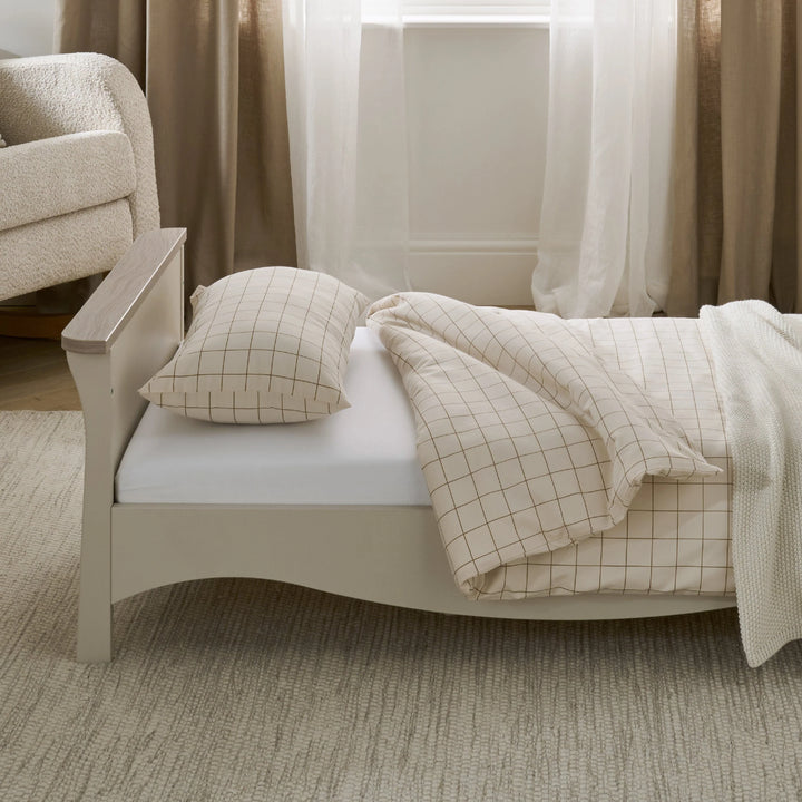 CuddleCo Clara Toddler Bed - Cashmere & Ash