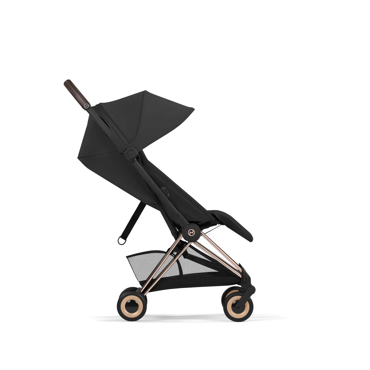 Cybex COŸA Comfort + Foldable Carrycot Rose Gold - Sepia Black (2026 Model)