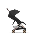 Cybex COŸA Comfort + Foldable Carrycot Rose Gold - Sepia Black (2026 Model)